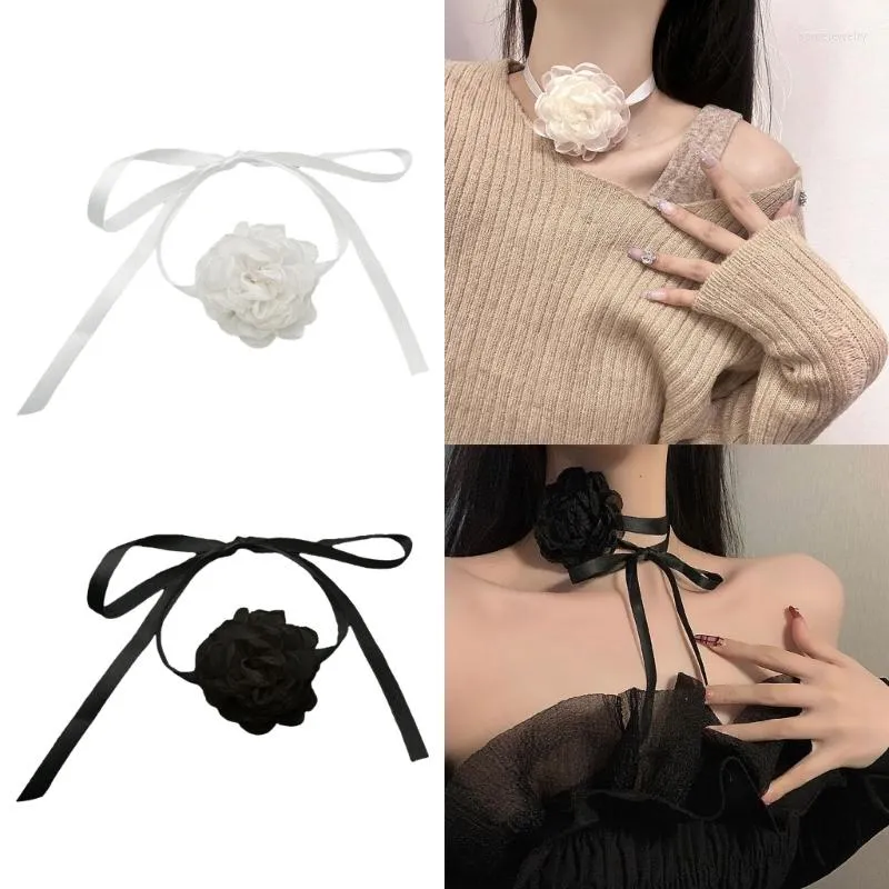 Flower Rose Lace Choker Necklace For Women Fashionable Neckband Collar For  Summer/Winter Club Parties And Sexy Gothic Jewelry From Homejewelry, $12.06